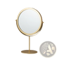 Vanity Mirror Round Metal Frame Makeup Desk Mirror