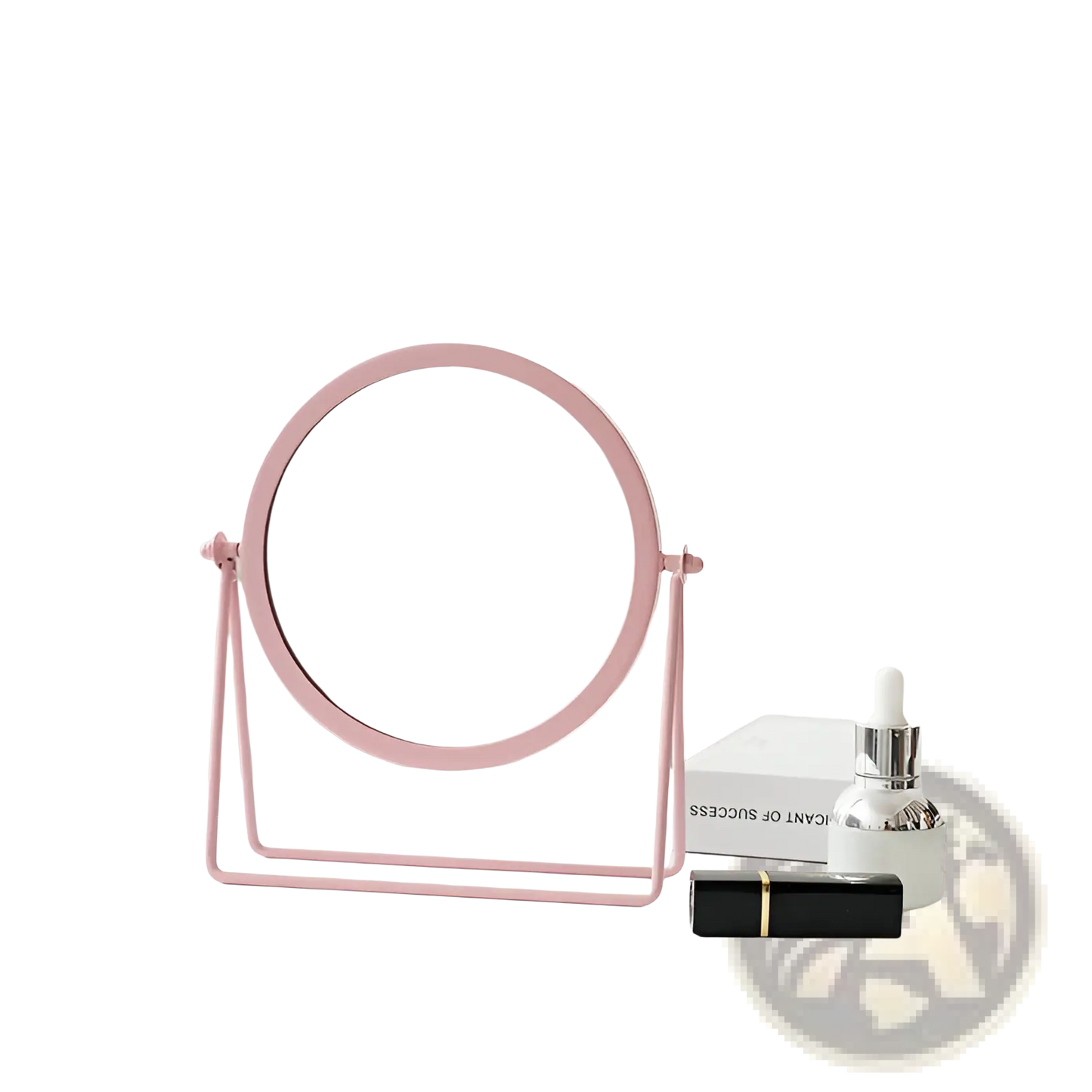Vanity Mirror Round Metal Frame Makeup Desk Mirror