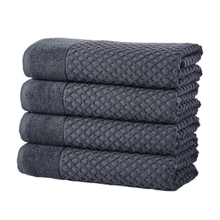 Cotton Diamond Waffle Weave Bath Towel Set - Grayson Collection