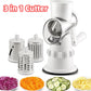 Vegetable Slicer 3 in 1 Manual Rotary Grater Mandoline