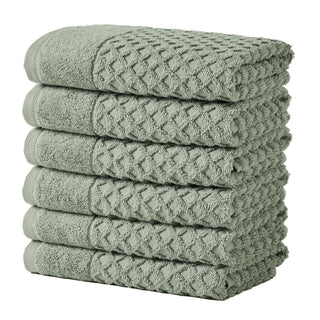 Cotton Diamond Waffle Weave Bath Towel Set - Grayson Collection