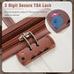 Vintage 24 Inch Hardshell Luggage Set with Tsa Lock in White