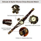Vintage Bohemian Braided Leather Butterfly Charm Watch