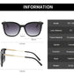 Vintage Cat Eye Sunglasses with Gold Chain Detail