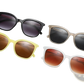 Vintage Cat Eye Sunglasses with Gold Chain Detail