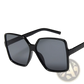 Vintage Geometric Oversized Uv400 Gradient Sunglasses