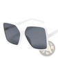 Vintage Geometric Oversized Uv400 Gradient Sunglasses