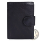 Vintage Leather Wallet Slim Cowhide Bifold Coin Purse