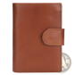 Vintage Leather Wallet Slim Cowhide Bifold Coin Purse