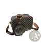 Vintage Monogram Shell Crossbody Bag with Coin Pouch