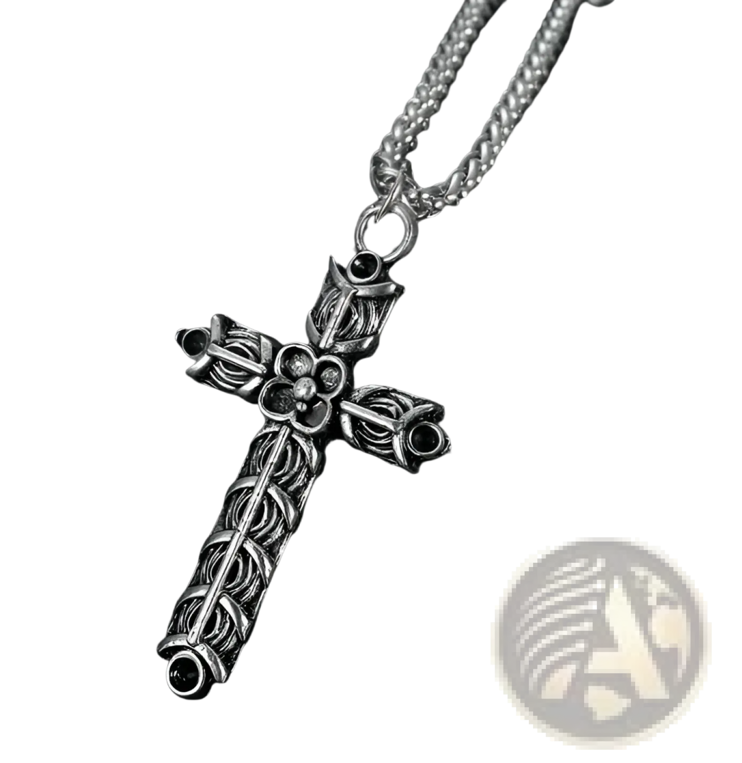 Vintage Nordic Rune Pendant Stainless Steel Viking Necklace