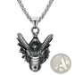 Vintage Nordic Rune Pendant Stainless Steel Viking Necklace