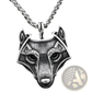 Vintage Nordic Rune Pendant Stainless Steel Viking Necklace