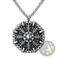 Vintage Nordic Rune Pendant Stainless Steel Viking Necklace
