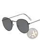 Vintage Round Metallic Mirror Lens Sunglasses