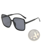 Vintage Square Gradient Uv Protection Fashion Sunglasses