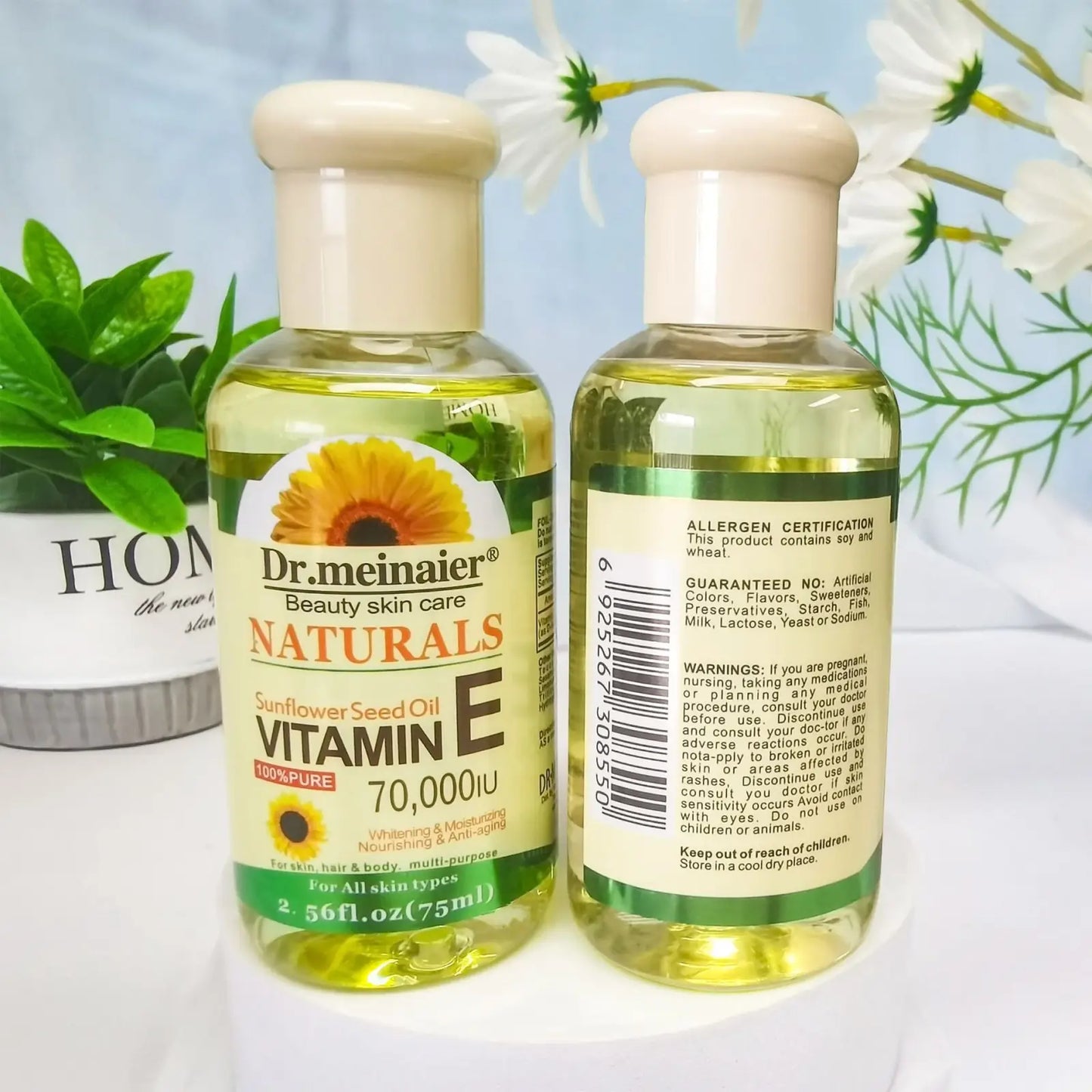 Vitamin e Synthesis Oil for Face Body and Hair 75ml