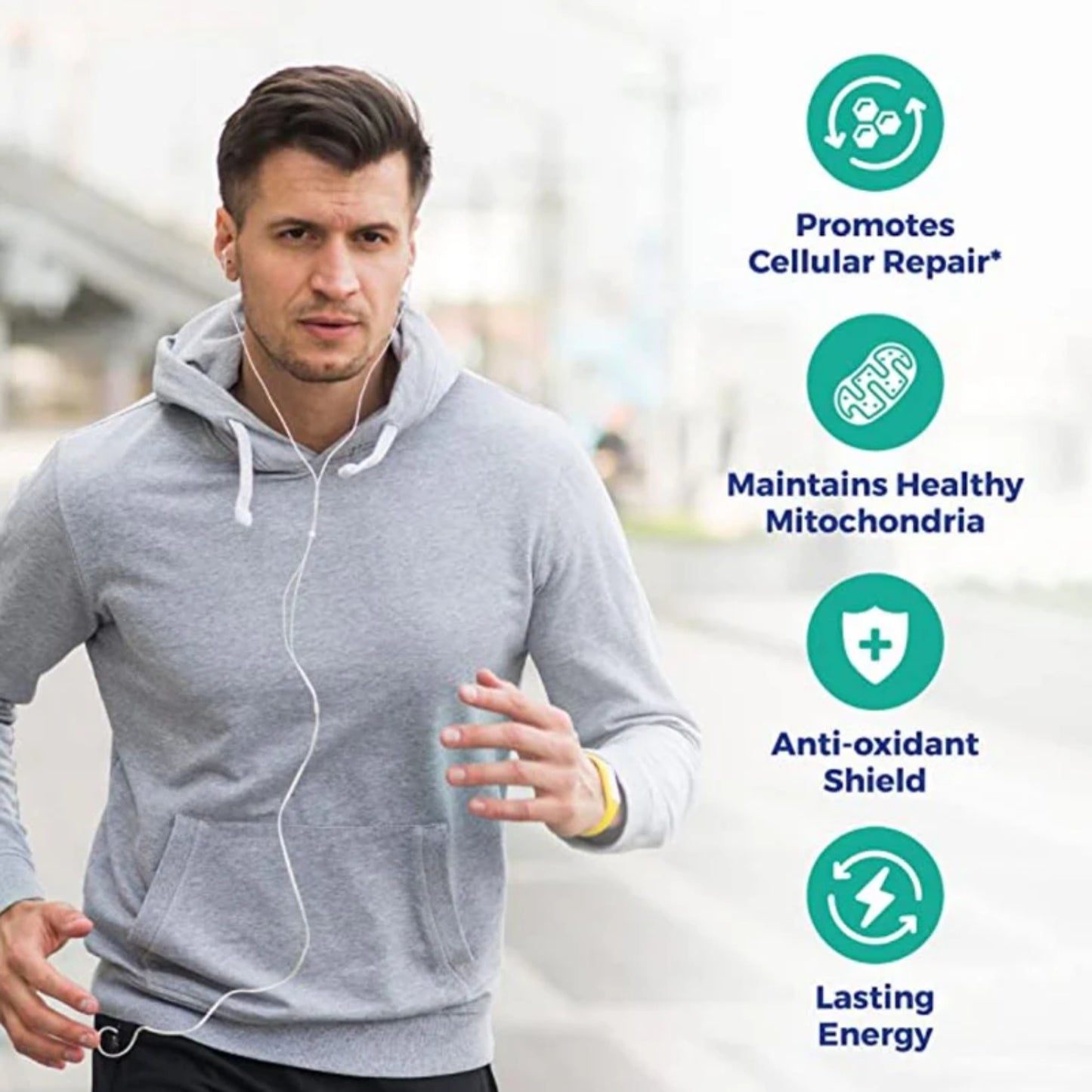 Fórmula antienvelhecimento VitalYouth da Vital Remedy MD - 60 comprimidos