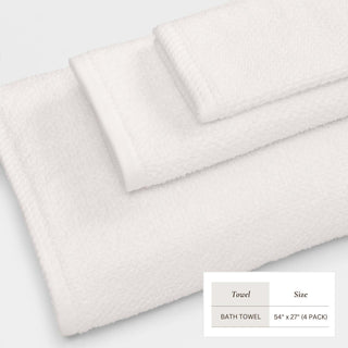 Cotton Textured Bath Towel Set - Acacia Collection