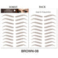 Natural Waterproof 4d Hair Like Eyebrow Tattoo Stickers