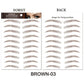 Natural Waterproof 4d Hair Like Eyebrow Tattoo Stickers