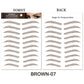 Natural Waterproof 4d Hair Like Eyebrow Tattoo Stickers