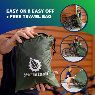 Capa de bicicleta impermeável para armazenamento ao ar livre