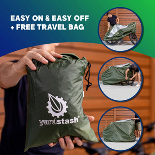 Capa de bicicleta impermeável para armazenamento ao ar livre