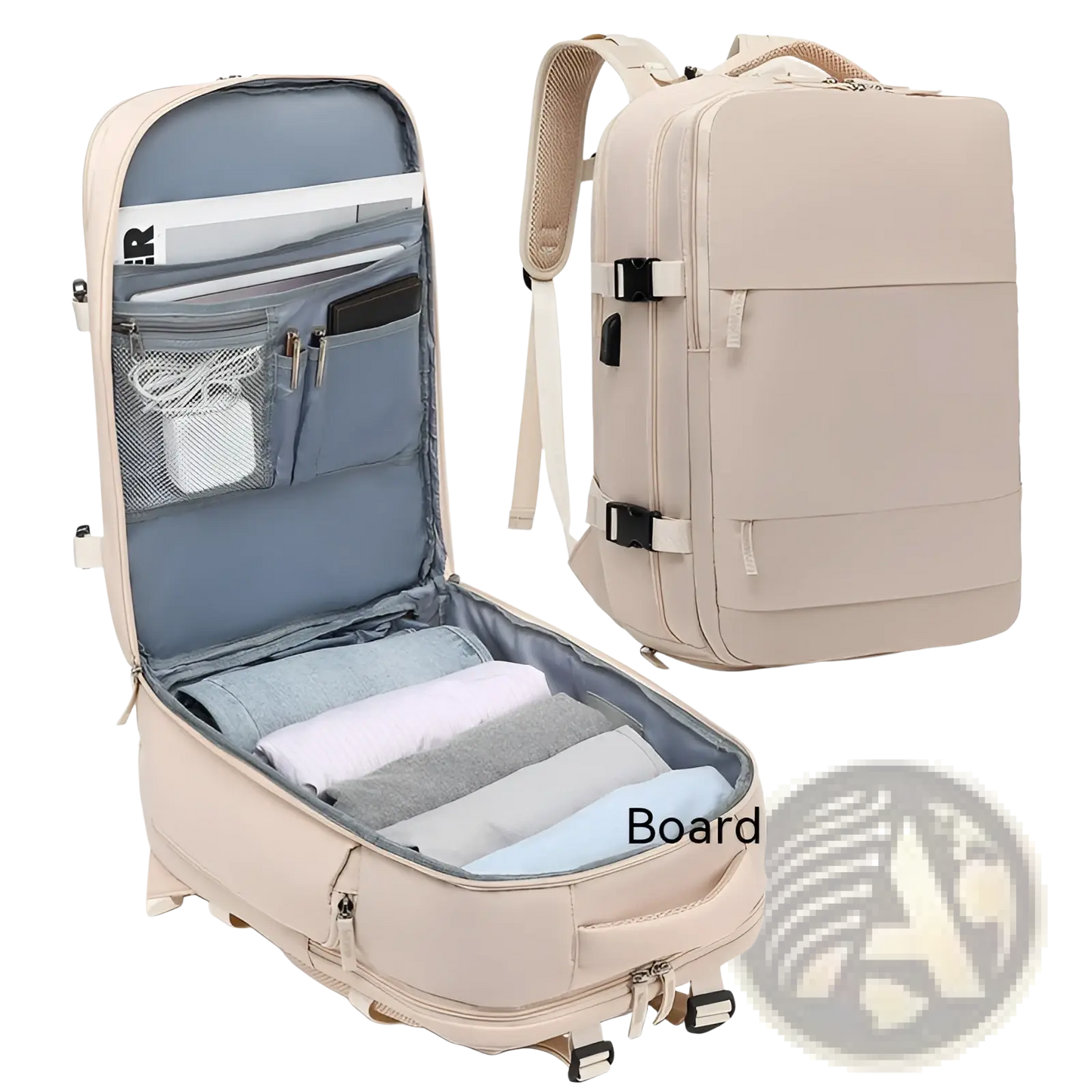 Waterproof Laptop Travel Backpack with Compartments