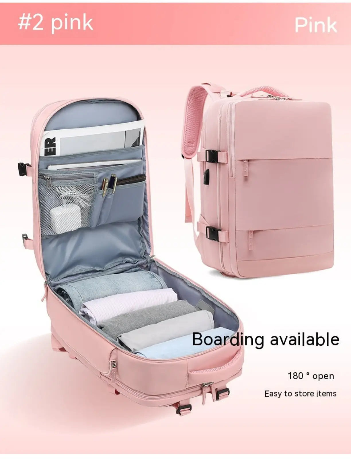 Waterproof Laptop Travel Backpack with Compartments