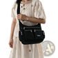 Waterproof Multi Pocket Nylon Crossbody Shoulder Bag