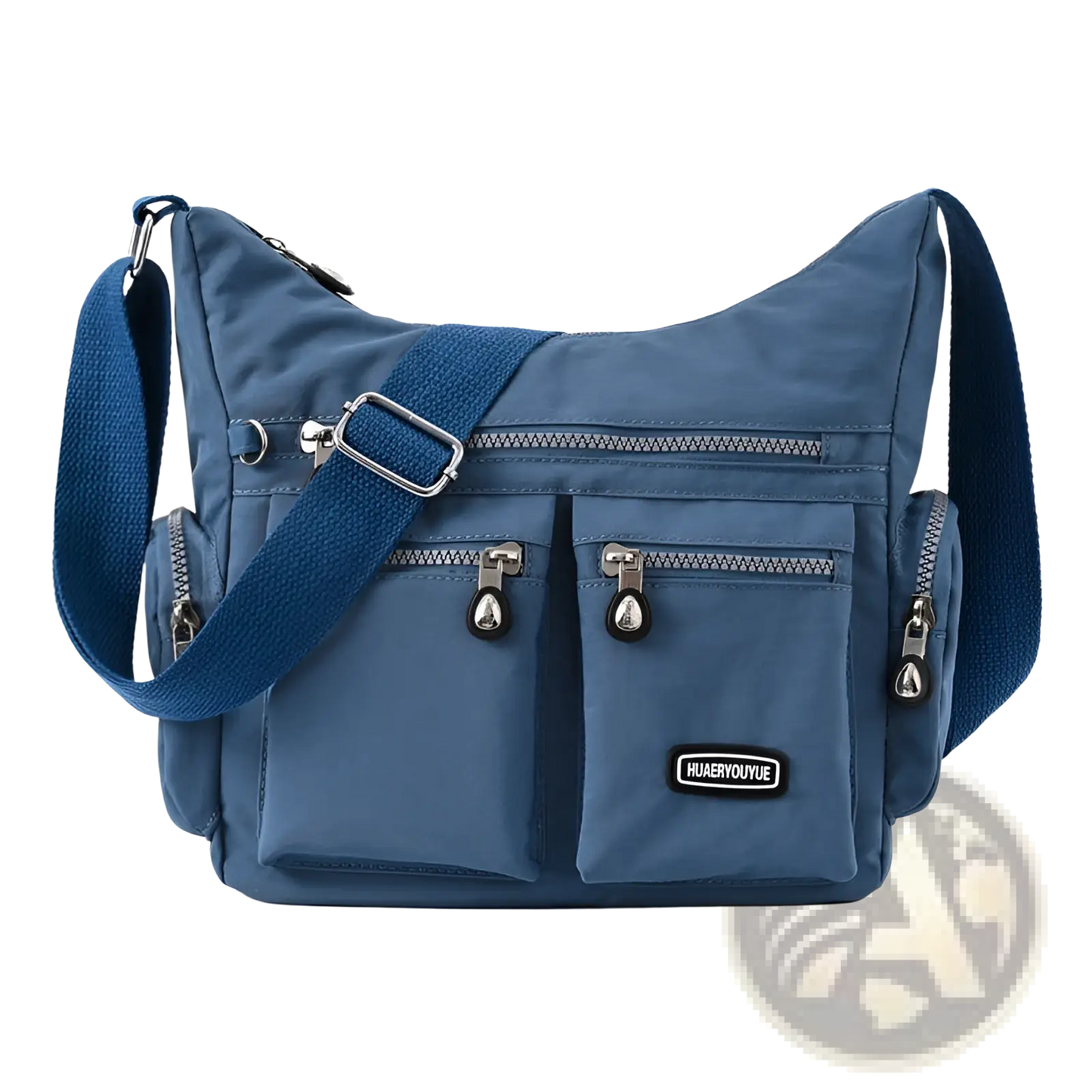 Waterproof Multi Pocket Nylon Crossbody Shoulder Bag