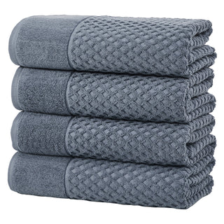 Cotton Diamond Waffle Weave Bath Towel Set - Grayson Collection