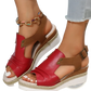 Wedge Sandals Women Peep Toe Espadrille Beach Shoes