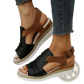 Wedge Sandals Women Peep Toe Espadrille Beach Shoes