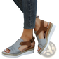 Wedge Sandals Women Peep Toe Espadrille Beach Shoes