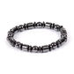 Pentagram Stone Magnetic Hematite Therapy Bracelet