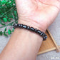 Pentagram Stone Magnetic Hematite Therapy Bracelet