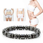 Pentagram Stone Magnetic Hematite Therapy Bracelet