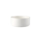 Minimalist Matte Ceramic Bowl Set with Wooden Stands