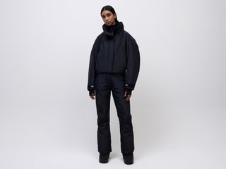Cropped Cocoon Jacket - Black
