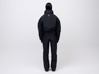 Cropped Cocoon Jacket - Black