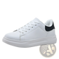 White Leather Waterproof Chunky Leisure Sneakers