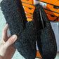 Plush Faux Shearling Winter Loafers with Chunky Sole