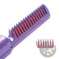 Wireless Hair Straightener Brush Portable Ceramic Comb
