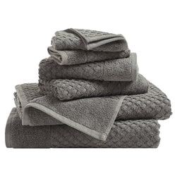 Cotton Diamond Waffle Weave Bath Towel Set - Grayson Collection