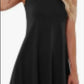 Women's Sleeveless Rayon Swing T-shirt Dress