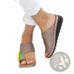 Women Flat Slide Sandals Open Toe Plus Size 43