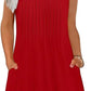 Women's Loose Geometric and Tropical Summer Beach Dress