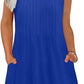 Women's Loose Geometric and Tropical Summer Beach Dress